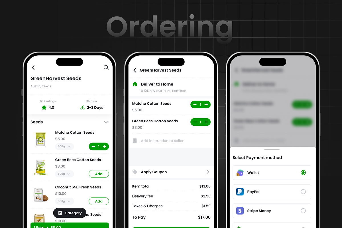 Farmer 2.0 Service & Product App, an UI Kit Template by Opus LabWorks (Photo 3 of 11)
