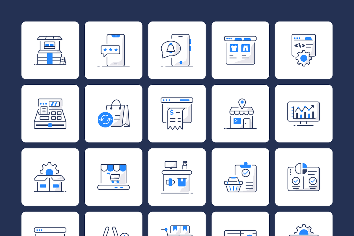 Digital Business Line Bundle Icons, an Outline Icon by Vectors Market (Photo 10 of 11)