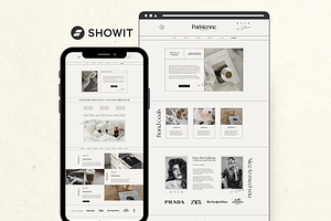 Showit Website Template Entrepreneur