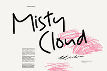 Misty Cloud Casual Handwritten Font