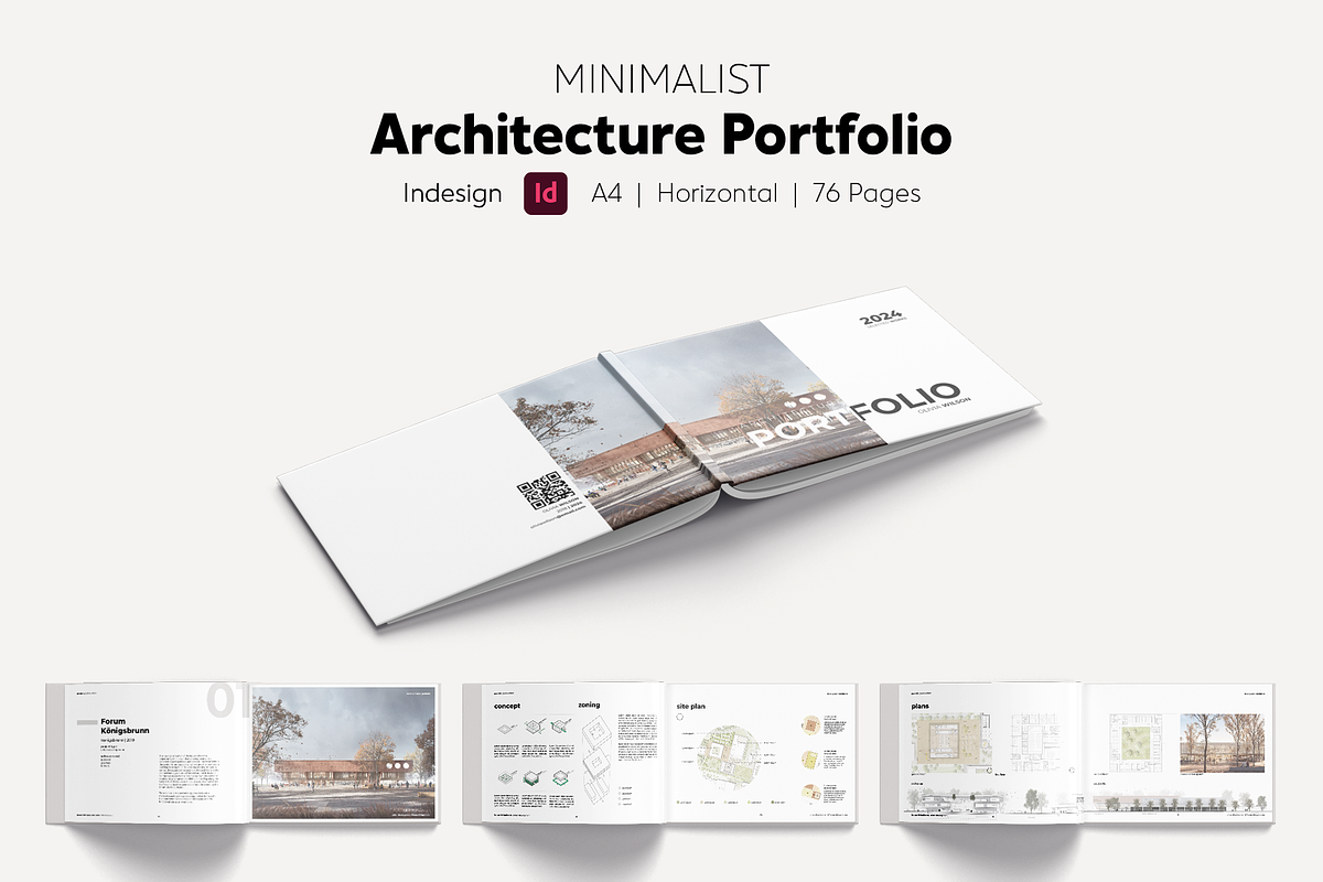 Professional Portfolio Template, a Brochure Template by yesitisprintable (Photo 1 of 10)