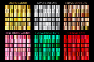 Set Of Colorful Gradients .AI .GRD