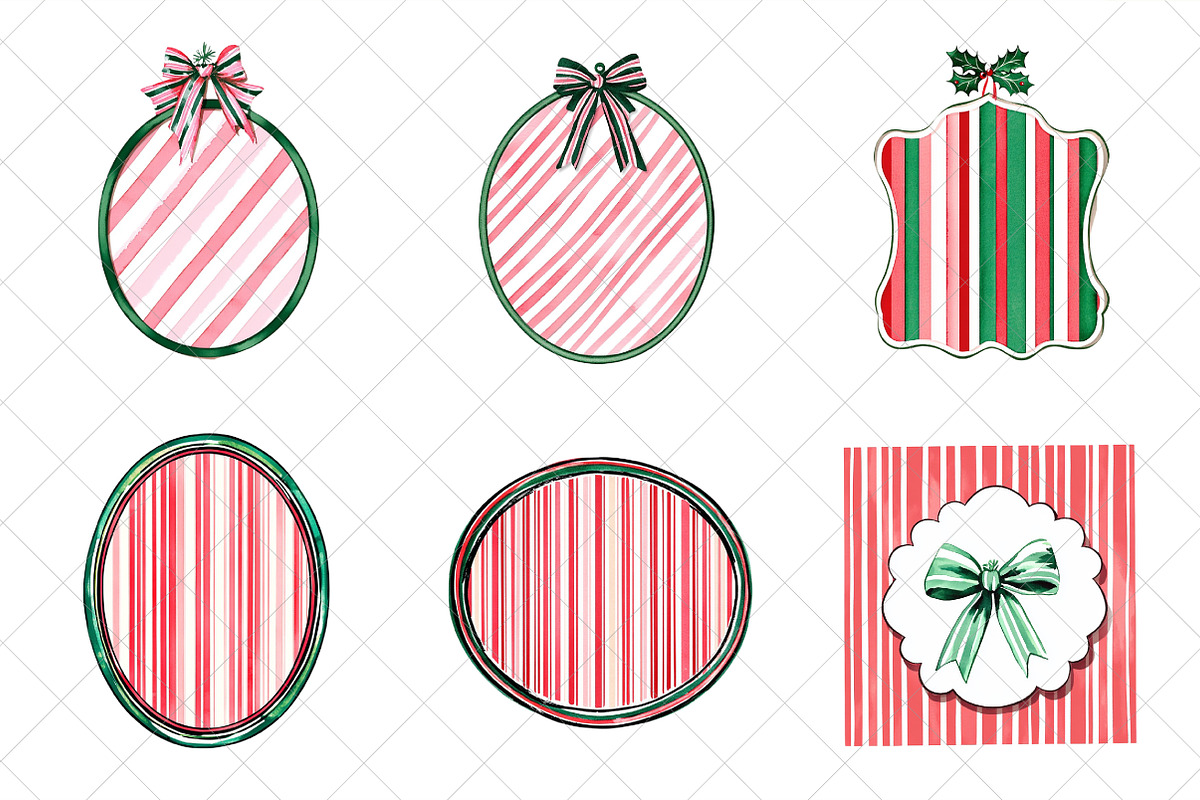 Christmas Hand-Drawn Frame Bundle, an Illustration by SinaCreation (Photo 3 of 7)