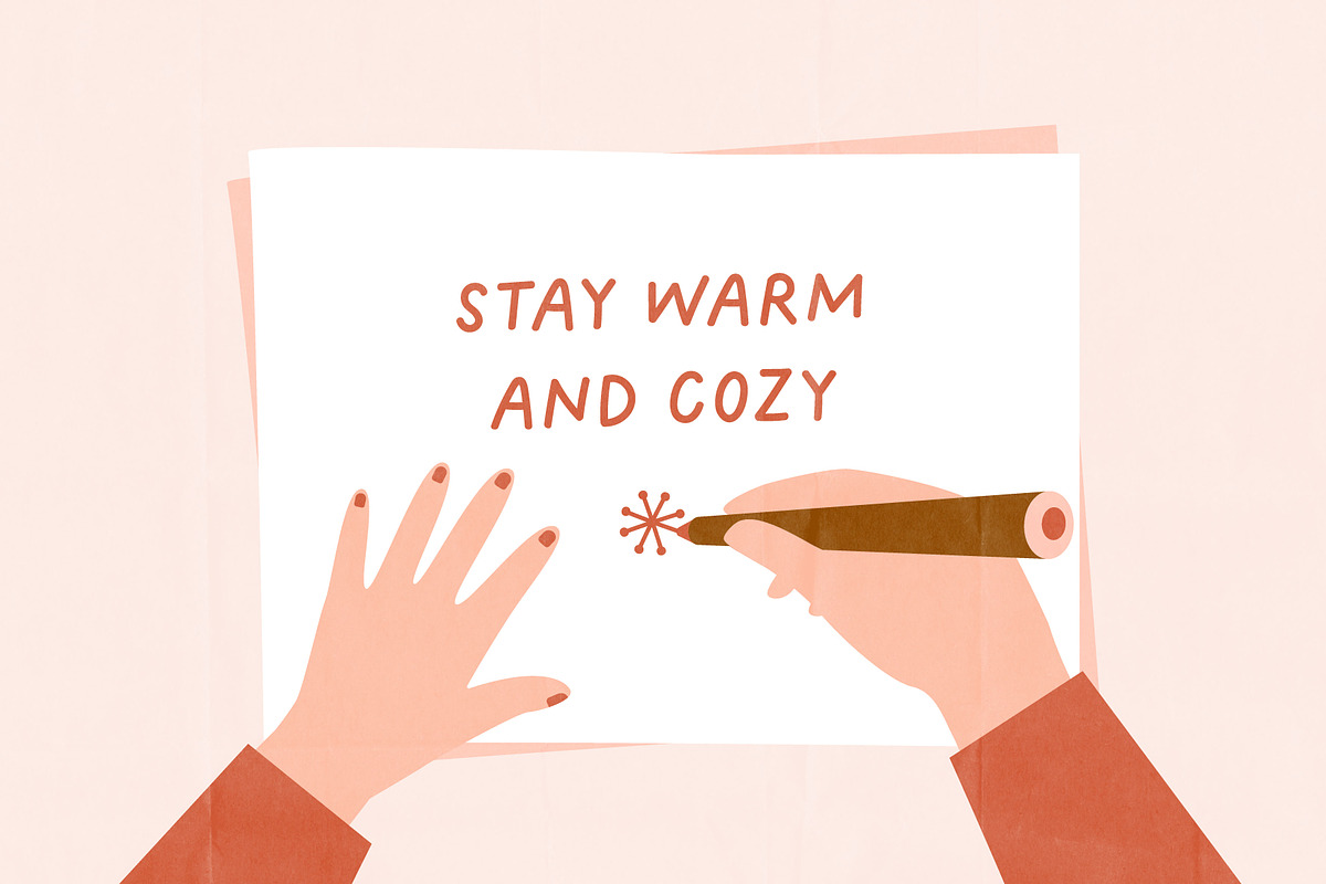 First snow | Handwritten font, a Script Font by JuliaVolkova (Photo 2 of 7)