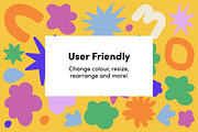 Funky Shapes, a Pattern Graphic by Geometrica Bureau (Thumbnail 2 of 10)