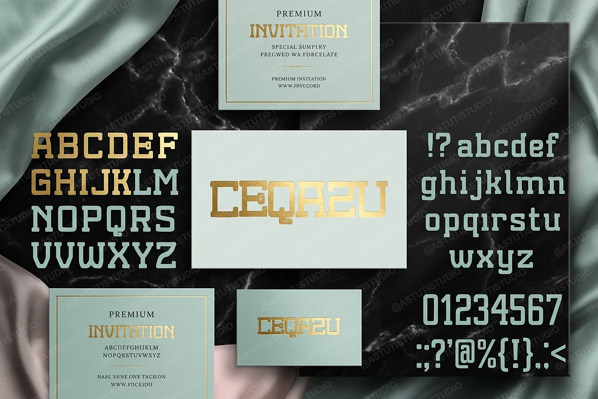 Ceqazu - Elegant Luxury Serif, a Serif Font by Astuti Studio (Photo 19 of 24)
