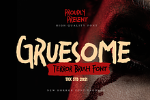 Gruesome - Horror Font