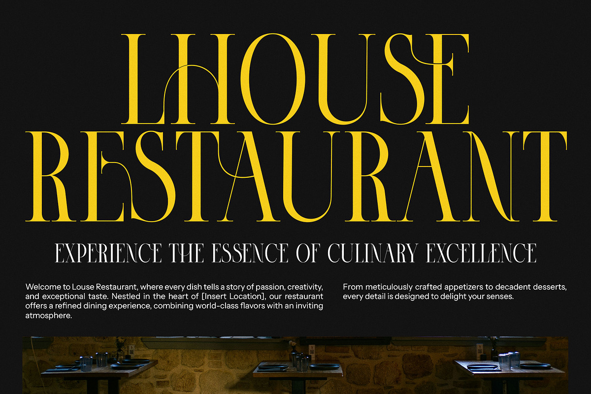 Cinose Elegant Serif Font, a Serif Font by Perfectype (Photo 2 of 8)