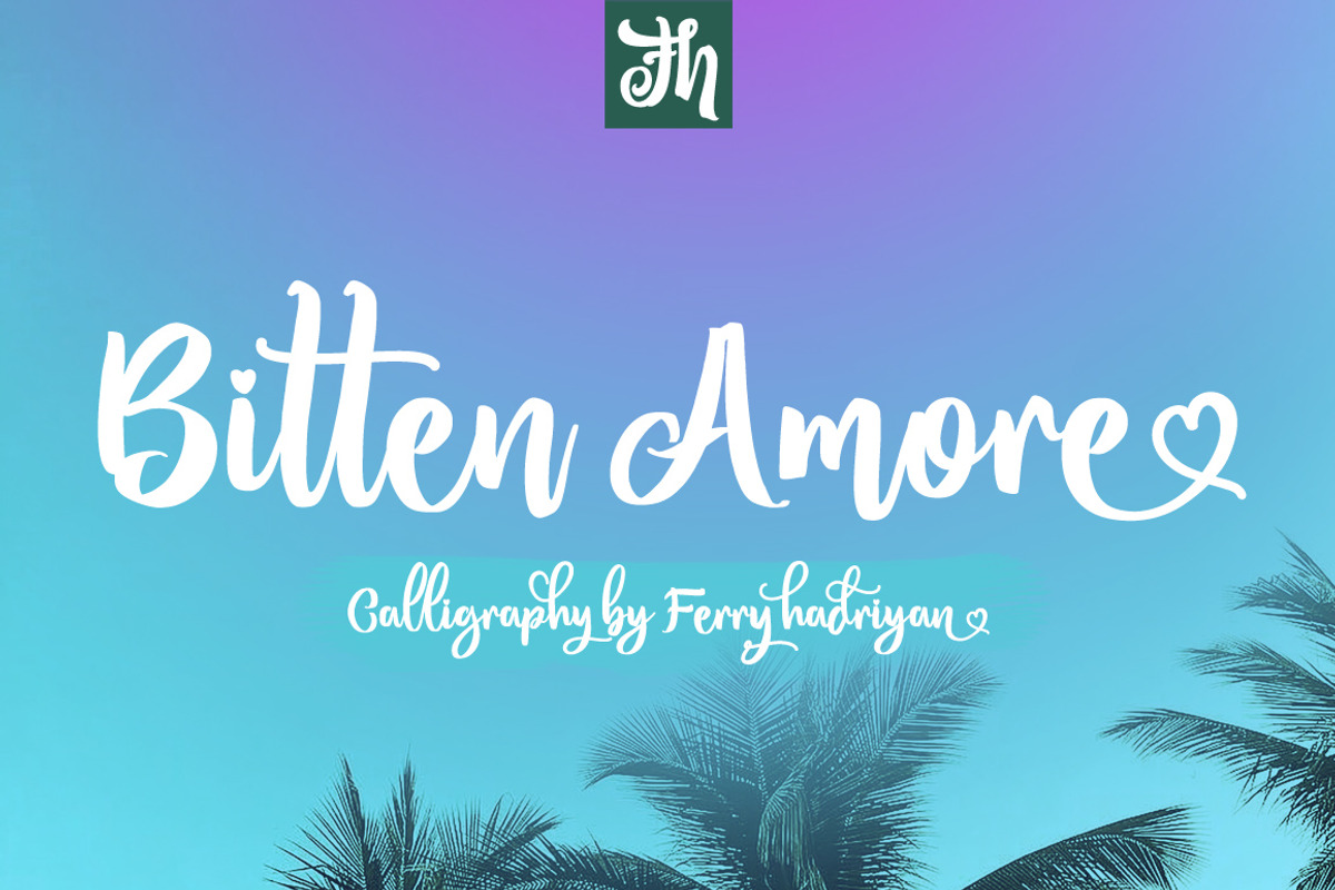 Bitten Amore - Script Font