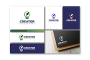 Set of Creator logo designs concept, a Branding & Logo Template by Lucky Creative (Thumbnail 5 of 5)