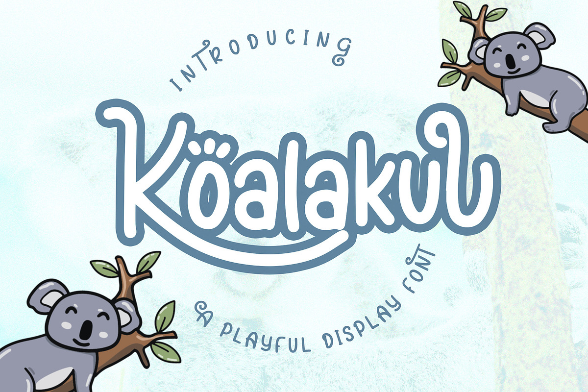 Koalakuu - Playful Font, a Script Font by NTC Graphic (Photo 1 of 9)