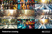 Pedestrian crossing. 45 images, a Person Illustration by Handmadefont (Thumbnail 8 of 11)