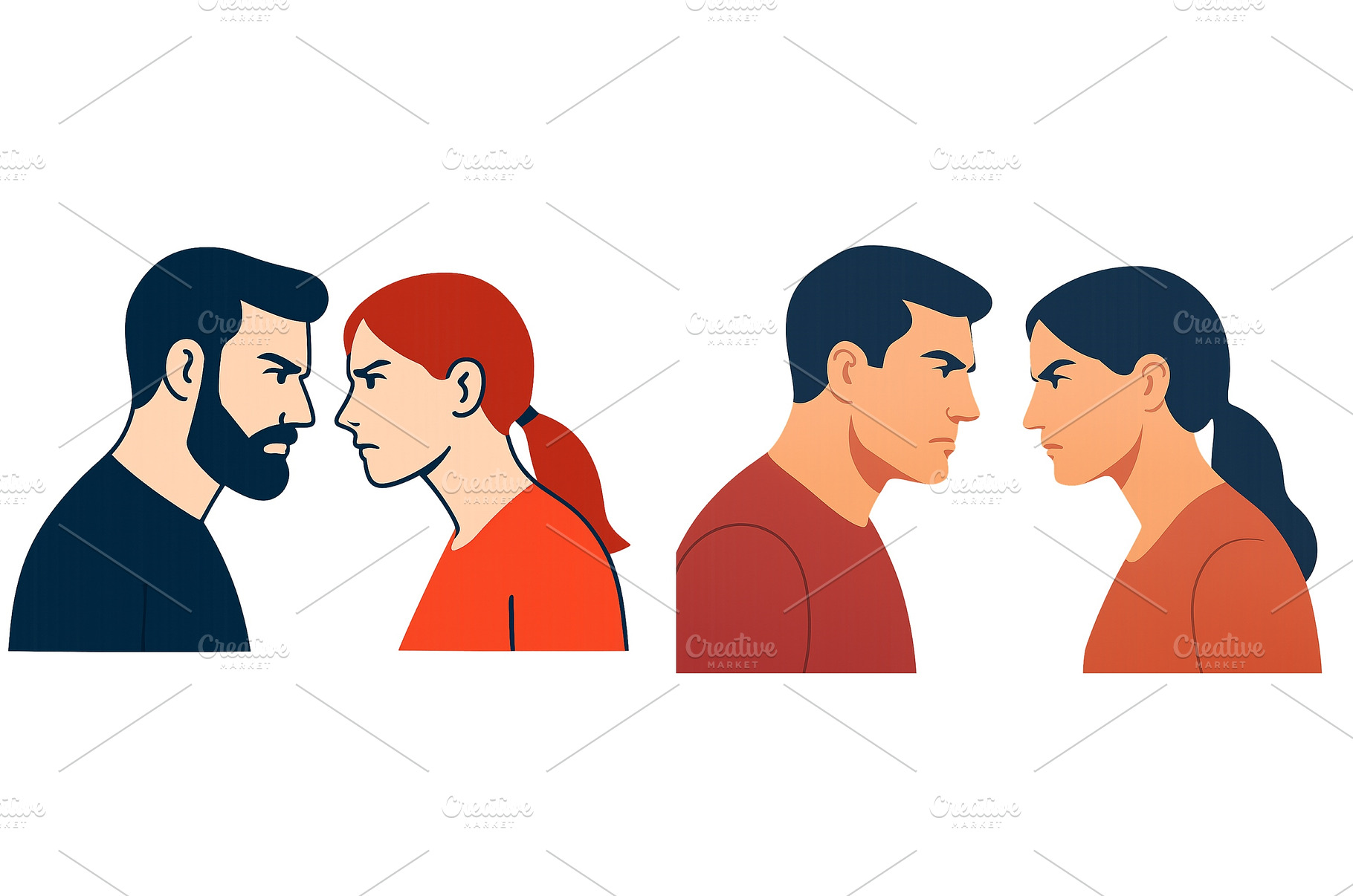 Tension between individuals depicted, an Arts & Entertainment Photo by ZinetroN