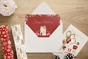 Christmas postcard mockup set 1 v1, a Print Template by Mocart (Thumbnail 10 of 14)