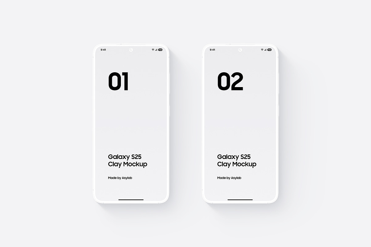 Galaxy S25 Clay Mockups Scenes, an Android Mockup by Asylab (Photo 14 of 58)