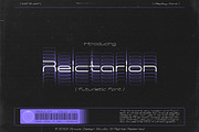 Reictarion - Futuristic Font, a Sans Serif Font by Snape Design Studio (Thumbnail 1 of 5)