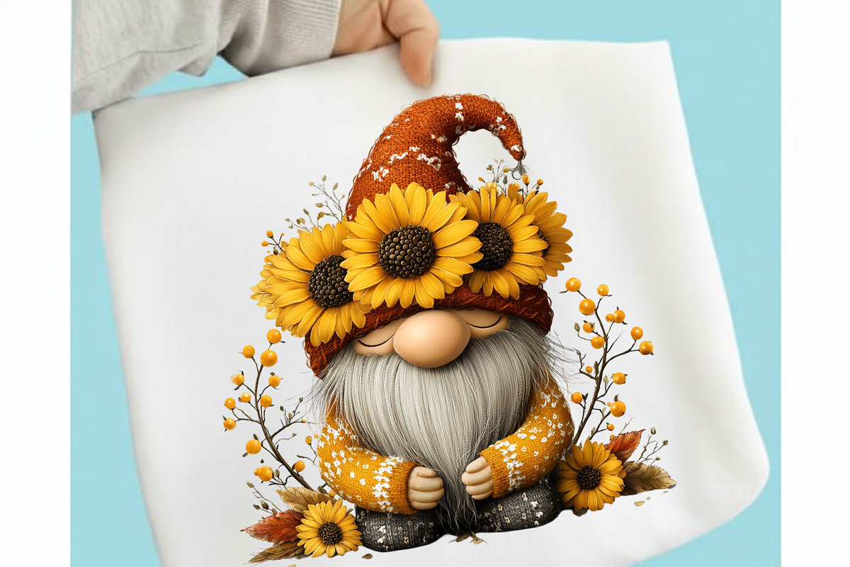 Whimsical Enjoy Cute Autumn Gnome, a Seasonal Illustration by designcity5 (Photo 3 of 5)