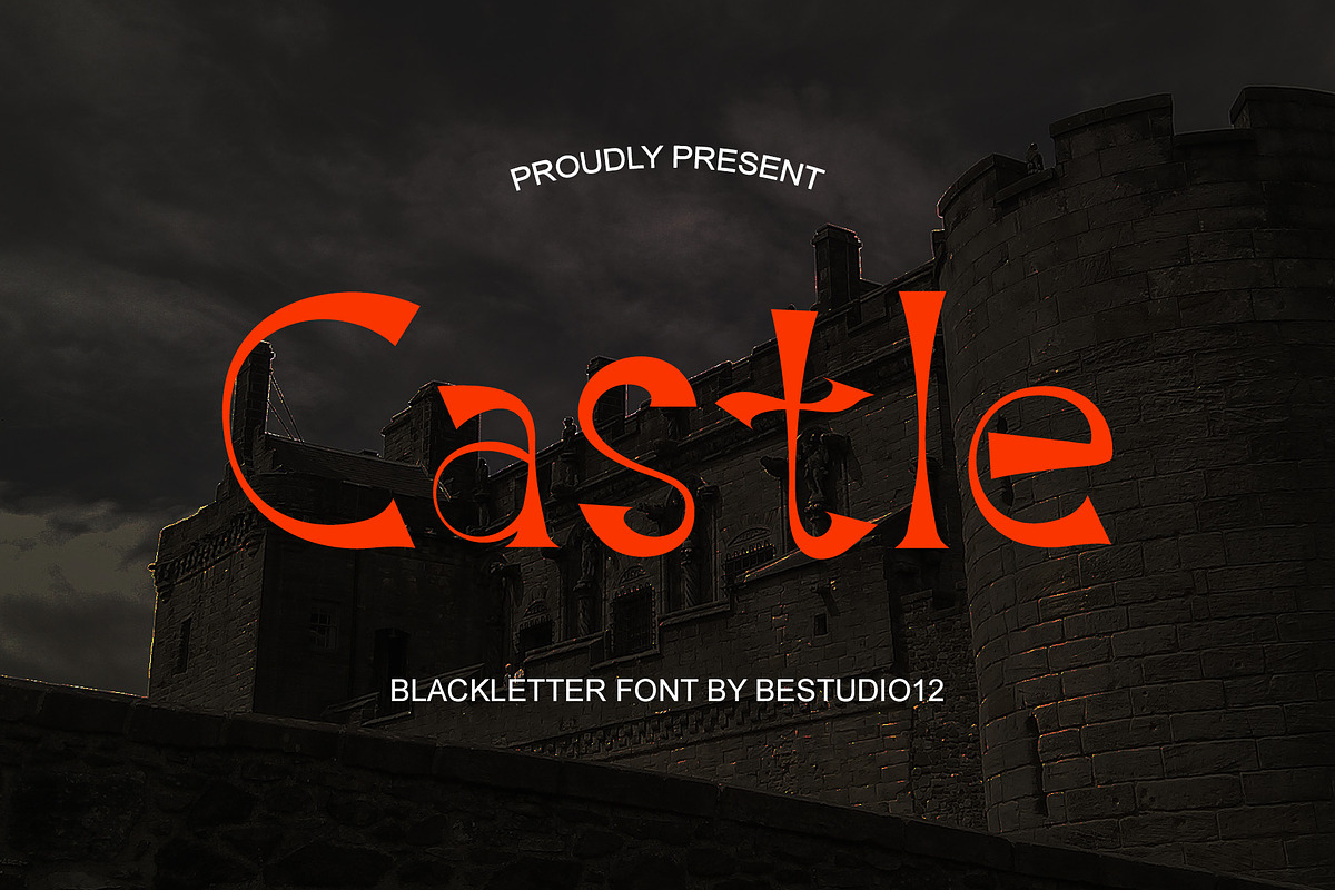 Castle – Classic Blackletter Font, a Blackletter Font by Bercreative (Photo 1 of 5)