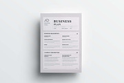 Business Plan | MS Word & Indesign, a Stationery Template by design_hut (Thumbnail 4 of 7)