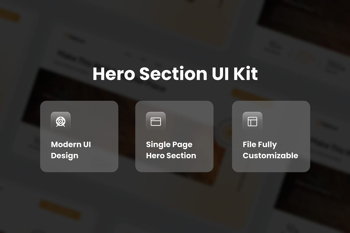 Fainlux Creative Agency Hero Header, an UI Kit Template by SquidPixey (Photo 3 of 3)
