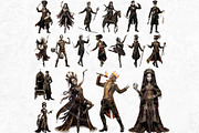 The Bone Circus Characters Cliparts, a Decorative Illustration by ThatsDesignArt (Thumbnail 4 of 11)