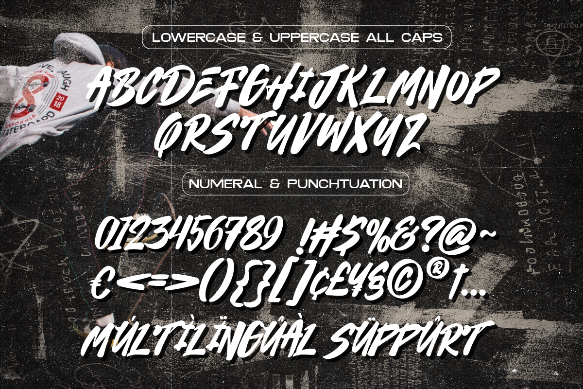 Thelawes Street Brush Graffiti Font, a Handwritten Font by Ronny Studio (Photo 9 of 9)