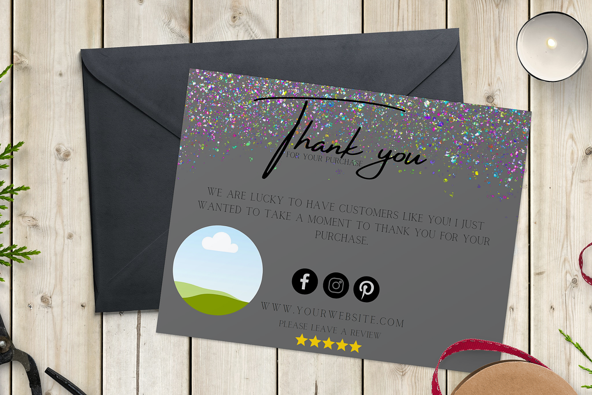 Thank You Order Card | Canva, a Card Template by tahananeart (Photo 6 of 8)