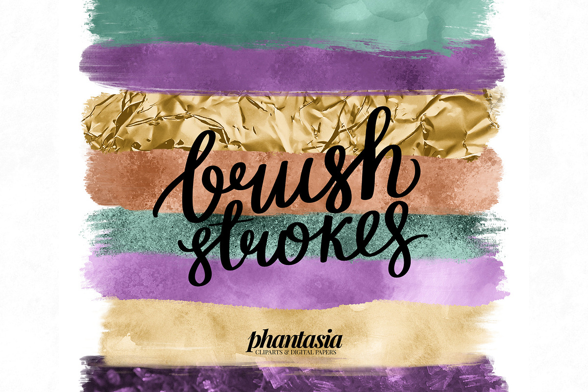 Art Deco Brush Strokes, an Object Graphic by Phantasia Design (Photo 1 of 2)