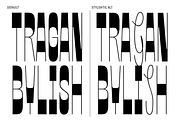 JT Bloore | Heading Font, a Sans Serif Font by Jolicia Type (Thumbnail 2 of 13)