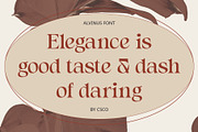Alvinus – Elegant Font, a Serif Font by Craft Supply Co. (Thumbnail 7 of 8)