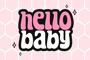 Pink Crab - Cute Retro Font