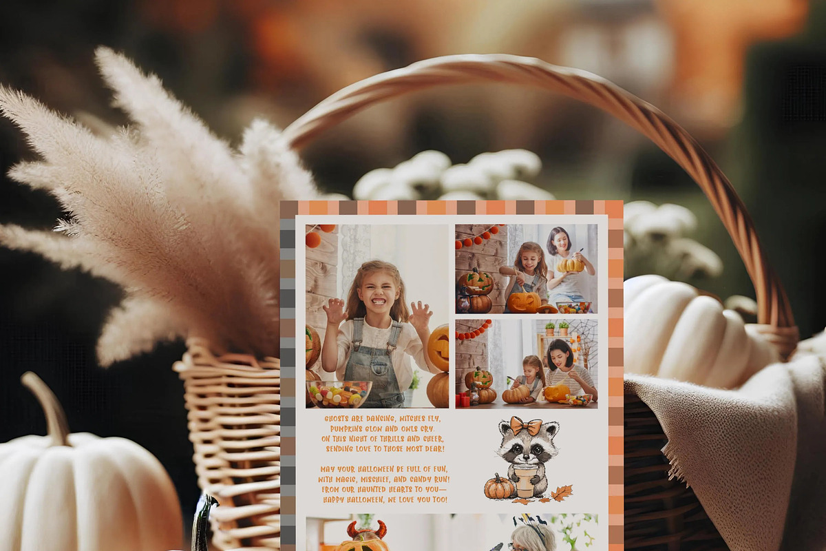 Personalized Halloween Family Card, a Card Template by LucaTheme (Photo 3 of 6)