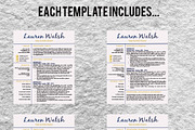 Resume Template Bundle - #girlboss, a Resume Template by Resume Template Shoppe (Thumbnail 4 of 5)