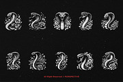 10 Bundle Dark Art Cobra Snakes, an Illustration by Morspective (Thumbnail 6 of 7)