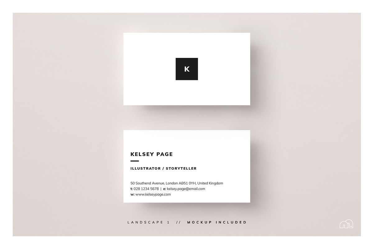 Business Card - Kelsey, a Business Card Template by bilmaw creative (Photo 2 of 10)