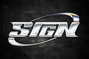 Chrome Silver Text Effects, a Layer Style Add-On by Sixtysix Labs (Thumbnail 4 of 9)