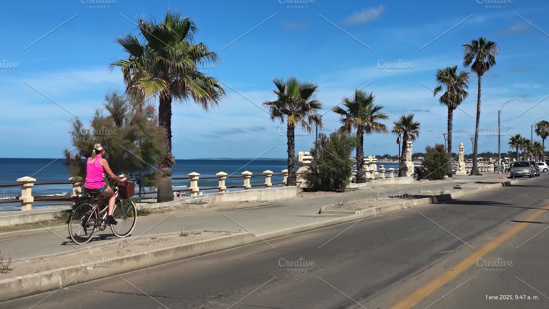 Piriapolis city waterfront boardwalk, maldonado, uruguay, a Transportation Photo by DanFLCreativo