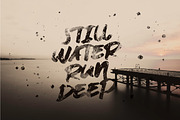 Basnow Grunge Font, a Font by chekart (Thumbnail 2 of 6)