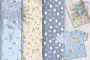 Happy Easter. Bunny Patterns, a Pattern Graphic by HmarkaShop (Thumbnail 3 of 4)
