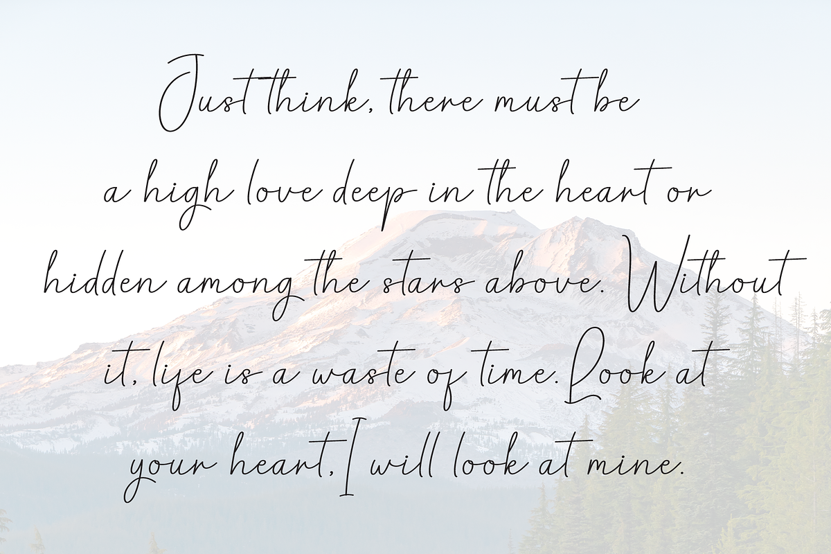 Daniel Signature | Script Font, a Handwritten Font by Scratchones (Photo 6 of 8)