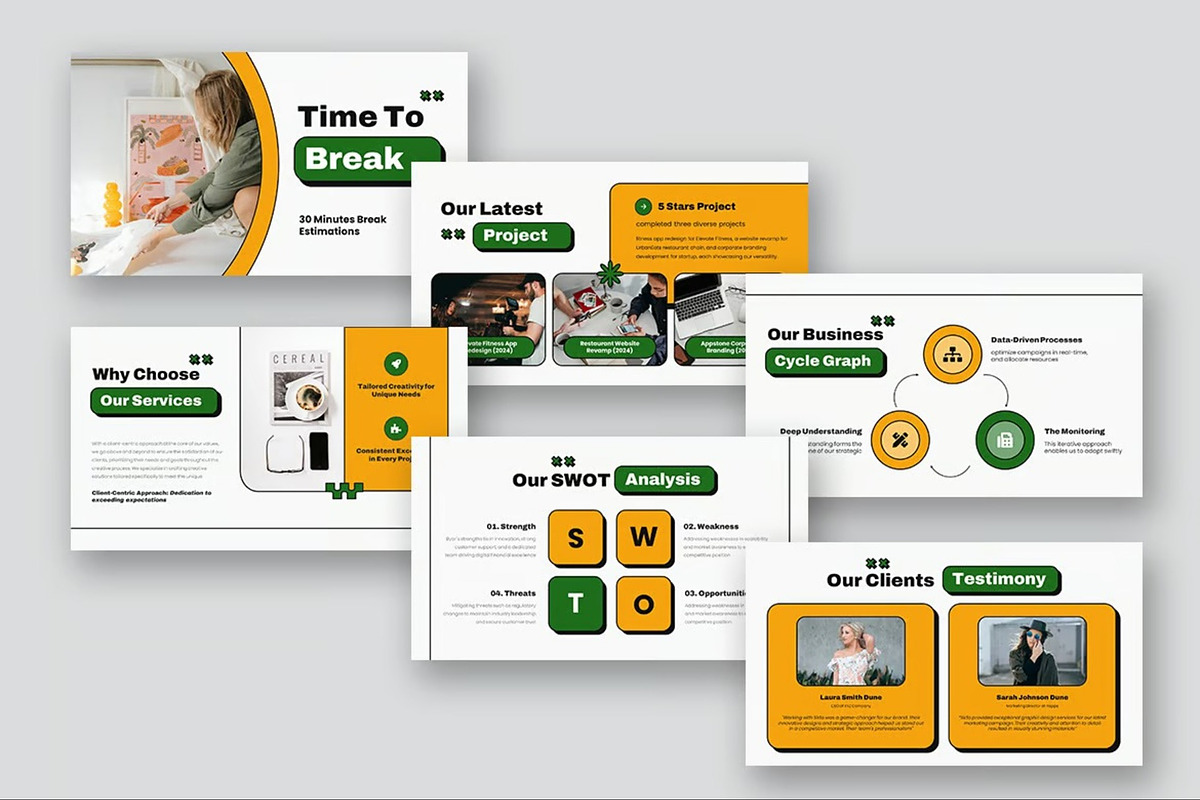 Creative Agency Studio Powerpoint preview 5
