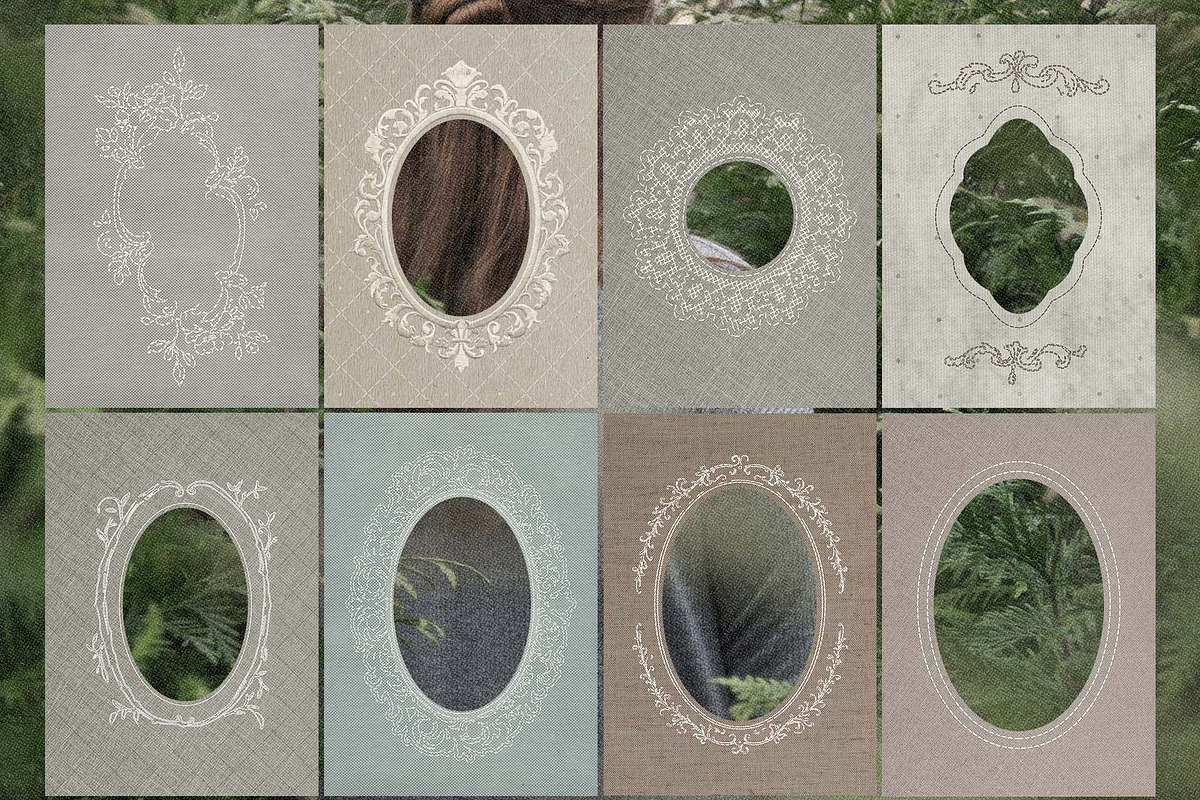 Stitcherie – Stitched Vintage Frames, an Object Graphic by DigARTbyHavroshka (Photo 10 of 18)