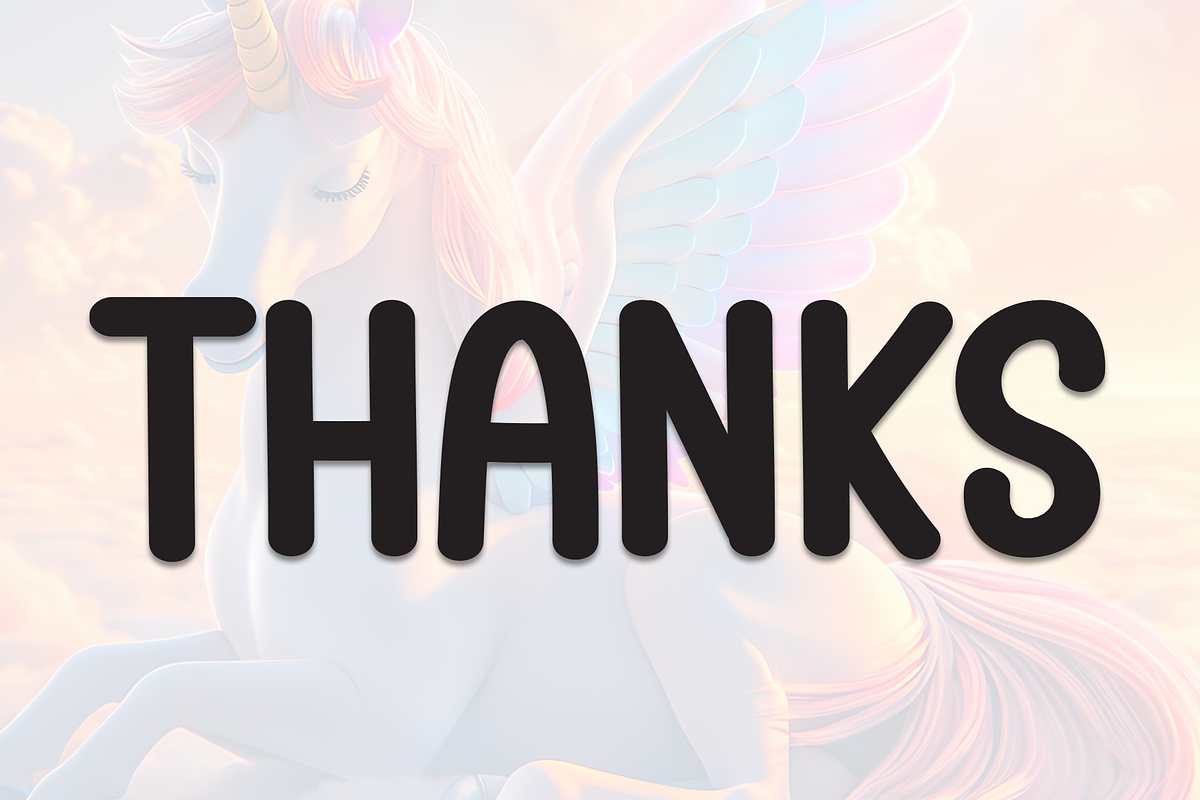 Simple Unicorn | Script Font, a Script Font by Scratchones (Photo 8 of 8)