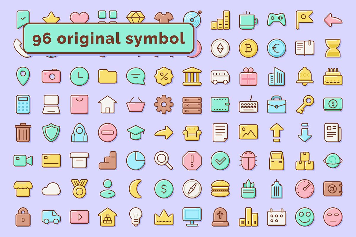 Marshmallow icons, an Outline Icon by Amazing Custom Icons (Photo 2 of 6)