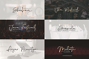 Rethinker - Stylish Signature, a Script Font by Dumadistyle (Thumbnail 7 of 9)