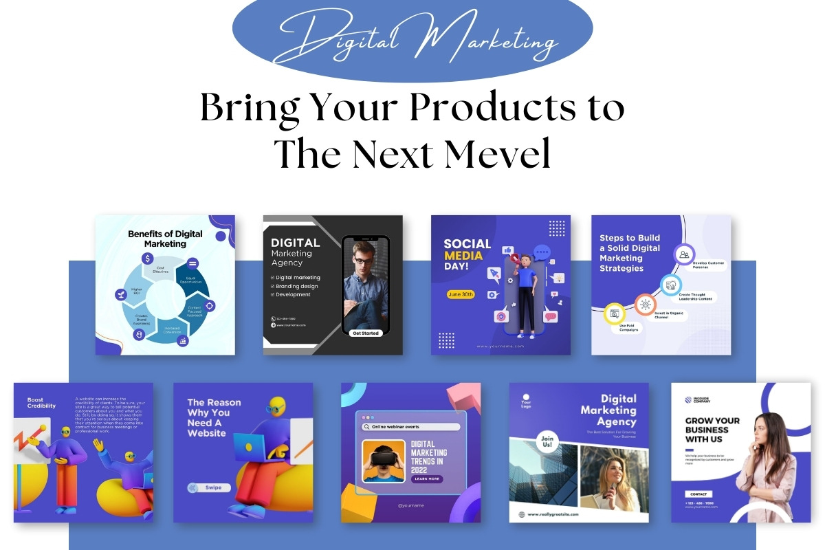 250+ Digital Marketing Templates, a Social Media Template by ResumeFabs (Photo 3 of 6)