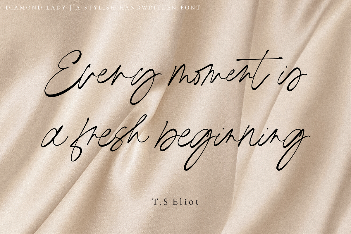Diamond Lady – Handwritten Font, a Script Font by RedyStudio (Photo 3 of 10)