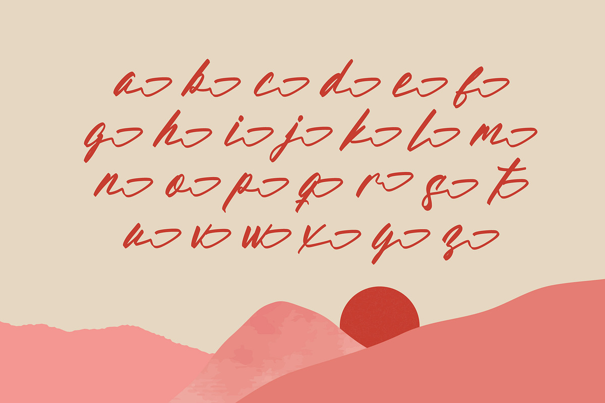 Aleghtoz Mountain Modern Script Font, a Script Font by stylishtype.co (Photo 14 of 20)