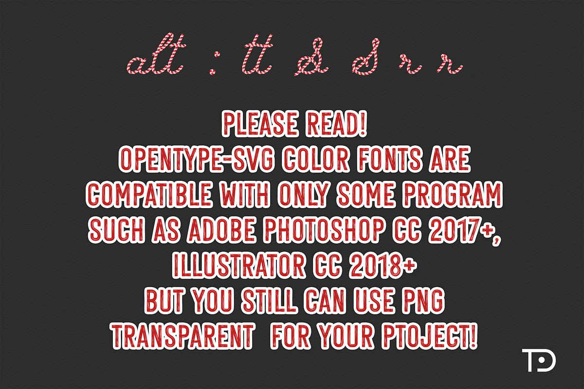 Tis De Candy Font Duo, a Script Font by Tanondesign (Photo 9 of 9)