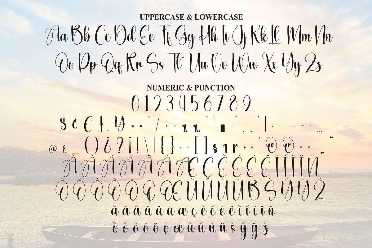 Monday Aftershine | Script Font, a Handwritten Font by Scratchones (Photo 7 of 9)